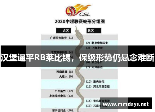 汉堡逼平RB莱比锡，保级形势仍悬念难断